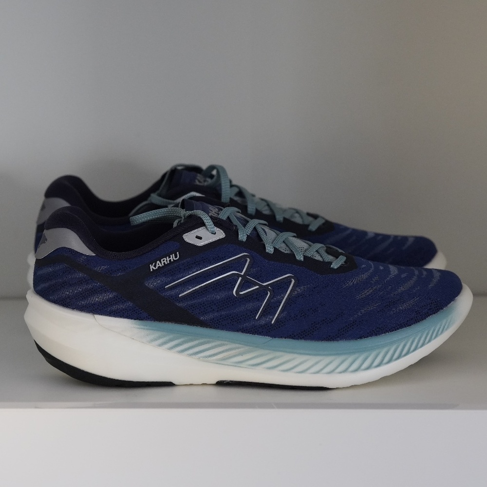 Karhu Fusion 4.0 Running Shoes Mood Indigo / Stone Blue Mens 10.5 $160